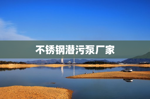 不銹鋼潛污泵廠家