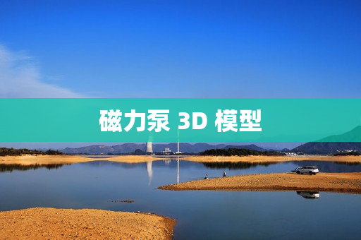 磁力泵 3D 模型