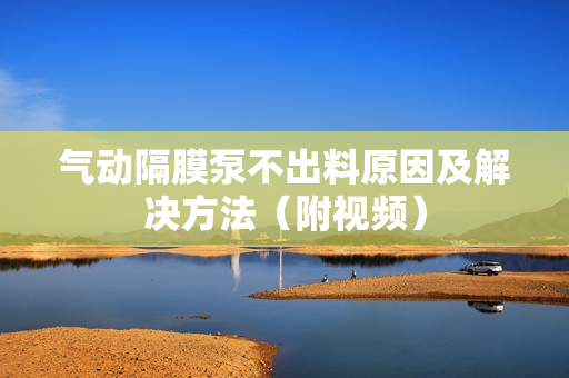 氣動(dòng)隔膜泵不出料原因及解決方法（附視頻）