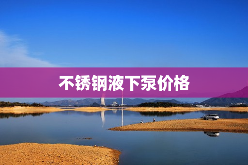 不銹鋼液下泵價(jià)格