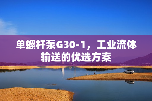 單螺桿泵G30-1，工業(yè)流體輸送的優(yōu)選方案